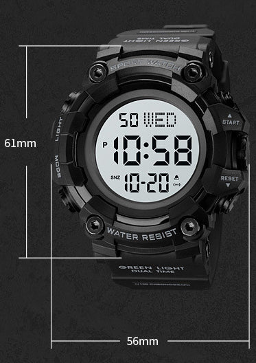 Reloj de Moda con Esfera Grande para Estudiantes - Resistente al Agua - Image 12