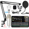 Kit de Tarjeta de Sonido para Transmisión en Vivo con Micrófono Condensador
