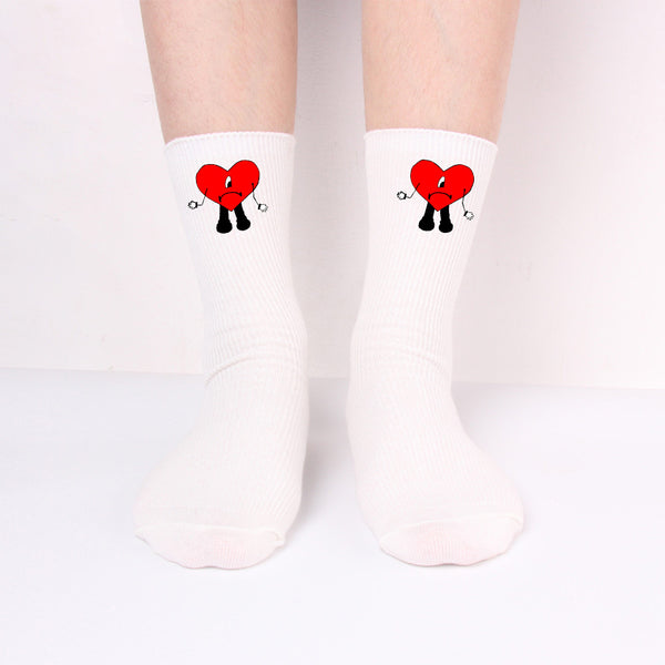 Calcetines Largos Bad Rabbit de Algodón Tejido para Hombre y Mujer - Image 3
