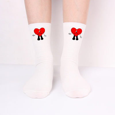 Calcetines Largos Bad Rabbit de Algodón Tejido para Hombre y Mujer - Image 3