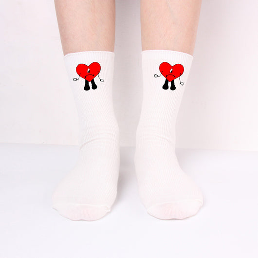 Calcetines Largos Bad Rabbit de Algodón Tejido para Hombre y Mujer - Image 3
