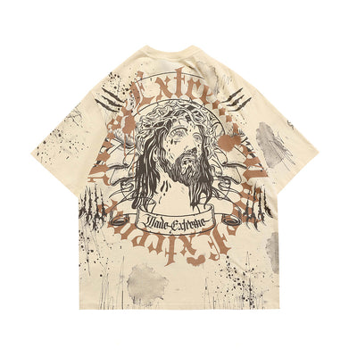 Playera Retro Americana Estampada Vintage Hip-hop Street Style - Image 14