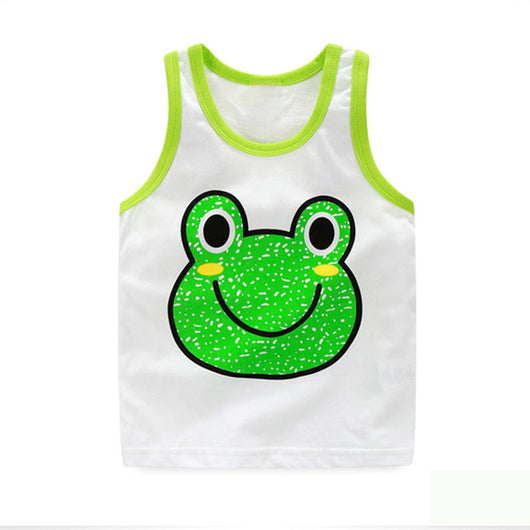 Playera Infantil con Estampado de Dibujos Animados y Chaleco - Image 7
