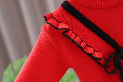Suéter Infantil con Volantes para Niña - Pullover Otoño Invierno - Image 8