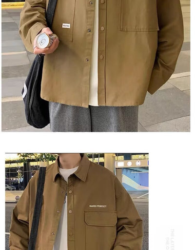 Cardigan Oversized Suelto de Manga Larga para Hombre - Image 17