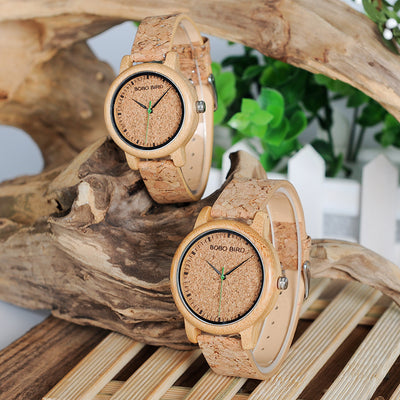 Relojes de Bambú y Madera Ecológicos