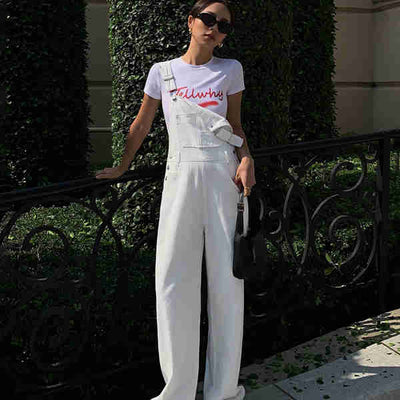 Pantalón Ancho Estilo Coreano de Pierna Recta y Cintura Suelta - Image 10