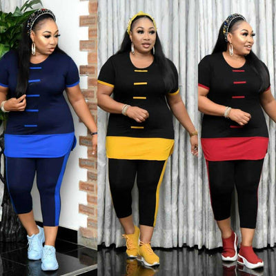 Conjunto Deportivo Dos Piezas: Pantalón Legging y Blusa Cosida para Mujer - Image 4