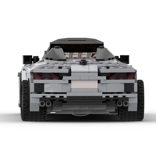 Set de Construcción Chevrolet Corvette C8 Descapotable - Bloques MOC 35066 - Image 11