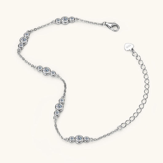 Pulsera Minimalista de Moissanita Europeo Americano Nicho - Image 14