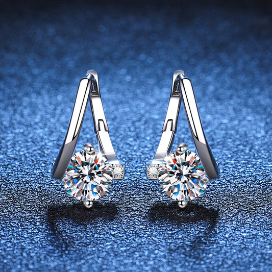 Aretes de Moissanita en Plata 925 - Lujo Asequible