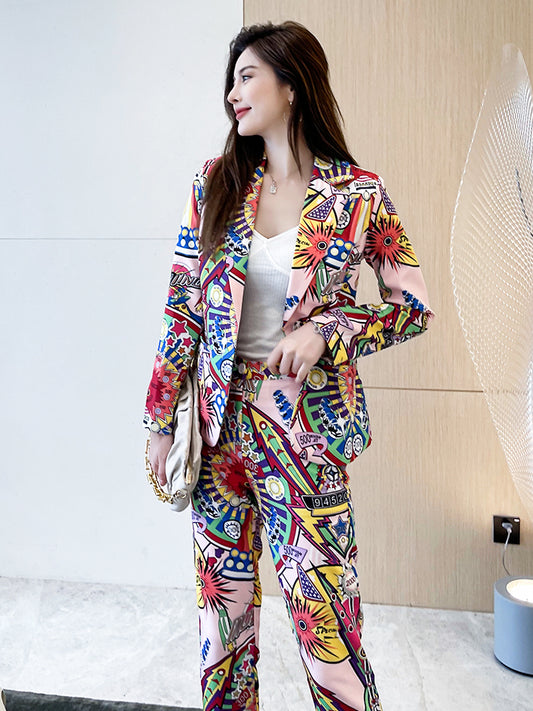 Conjunto de Dos Piezas: Blusa Moderna y Pantalón Cómodo para el Día - Image 2