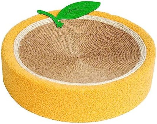 Rascador Circular para Gatos con Sisal - Cama y Juguete 2 en 1