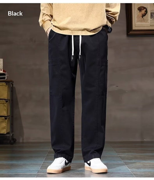 Pantalones Hombre Estilo Americano - Corte Recto y Ancho Moderno - Image 10