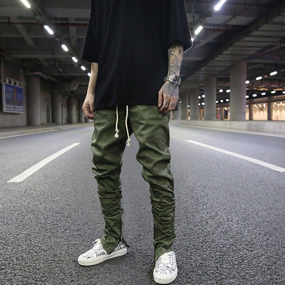 Pantalón de trabajo elástico con tirantes - Image 5