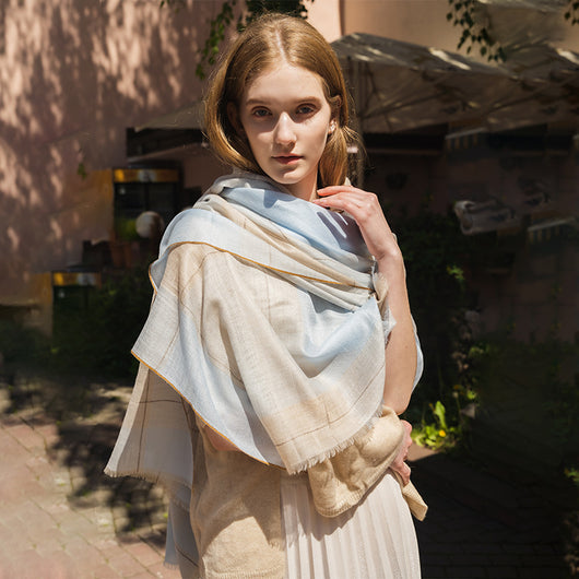 Pashmina Degradada Primavera Otoño en Cashmere Premium - Image 11