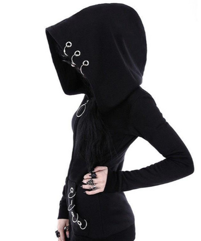 Chaleco Hoodie Oversized con Cierre de Hierro - Image 3