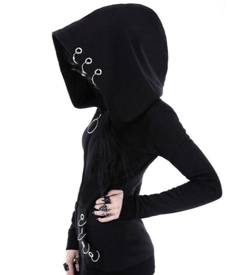 Chaleco Hoodie Oversized con Cierre de Hierro - Image 3