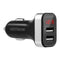 Cargador USB Inteligente para Auto con Pantalla LED