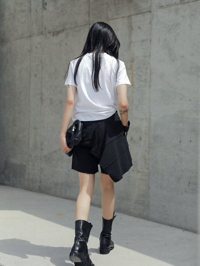 Shorts Cintura Alta Estilo Oscuro Diseñador para Mujer - Personalidad Moderna - Image 10