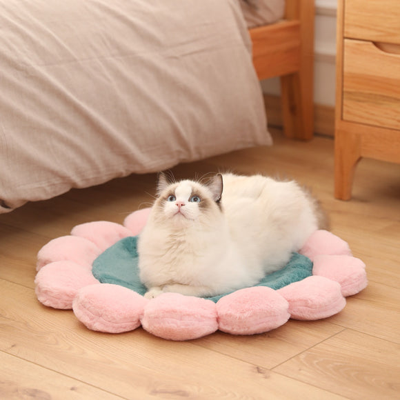 Colchoneta Floral Cómoda para Perros y Gatos