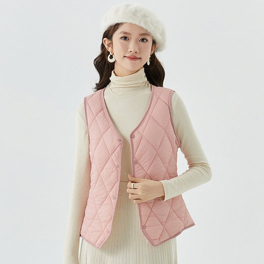 Chaleco Corto de Terciopelo para Otoño e Invierno Mujer - Image 31