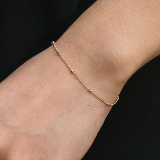 Pulsera de cadena con cuentas de cobre - Image 14