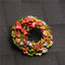 Brooch with Brooch Pin on Christmas Day Wreath