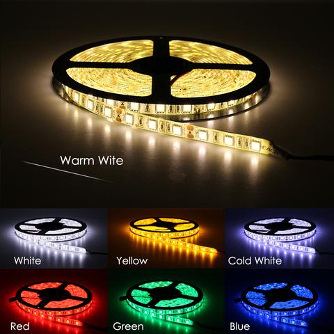 Tiras LED Decorativas 60 Luces Impermeables - Flexible y Resistente
