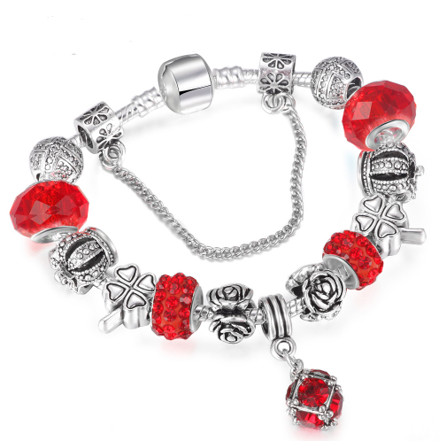 Pulsera de Cristal DIY Ajustable - Abalorios Europeos para Personalizar - Image 6