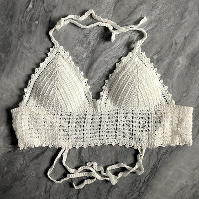 Chaleco Femenino de Algodón con Encaje Calado Bordado - Image 14