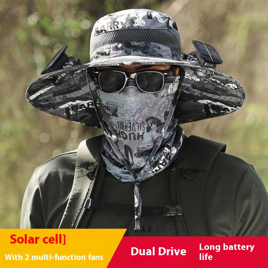 Gorro Solar con Ventilador y Batería de Larga Duración - Image 12