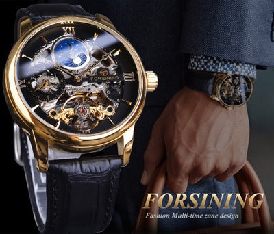 Reloj Mecánico Hueco para Hombre - Diseño Casual Moderno - Image 3