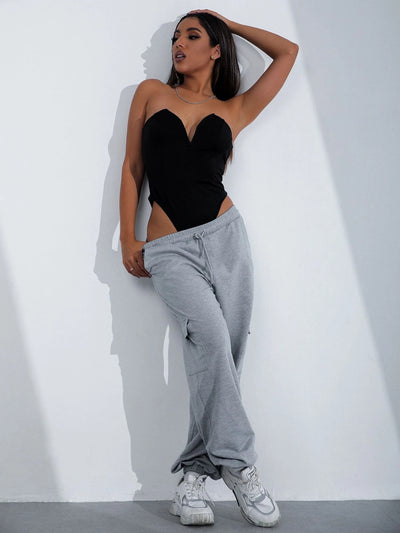 Blusa Ajustada Escote V Efecto Reductor - Body Moldeador Mujer - Image 14