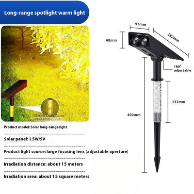 Lámpara Solar de Proyección para Jardín Exterior Resistente al Agua - Image 9