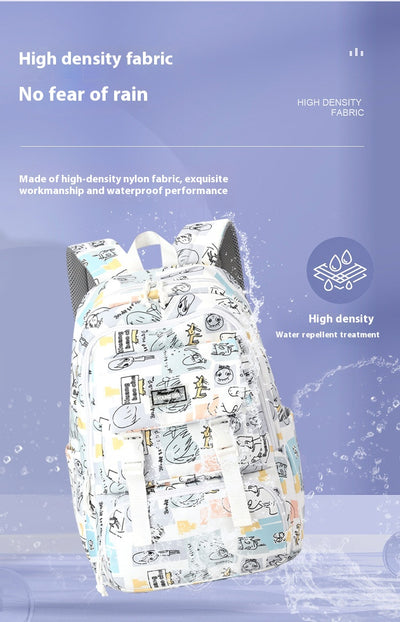Mochila Escolar Impresa de Gran Capacidad para Estudiantes de Secundaria - Image 32