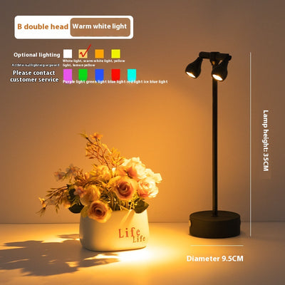 Lámpara de Mesa Creativa con Vitrina de Exhibición para Joyería y Restaurante - Image 11