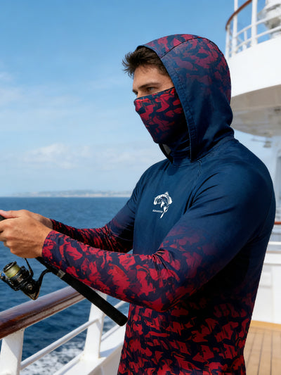 Camisa de Pesca con Protección Solar y Cobertura Facial para Hombre - Image 2
