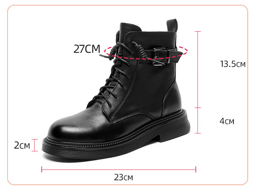 Botas Cortas Slim con Hebilla Ajustable - Versátiles para Otoño - Image 7