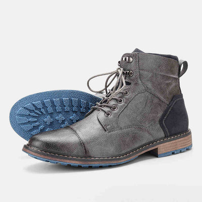 Botas de Cuero para Hombre Cálidas y Cómodas para Invierno - Image 6