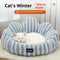 Padded Cat Nest Bed, Large Petal Design