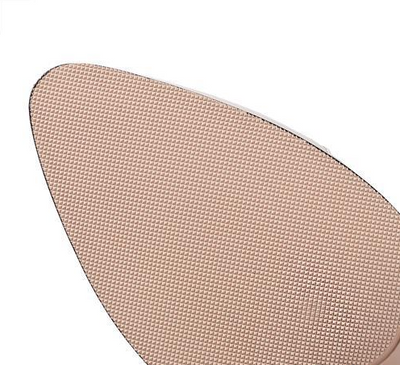 Zapatos de Tacón Grueso Punta Fina Talla Grande Mujer - Blanco Crema - Image 14