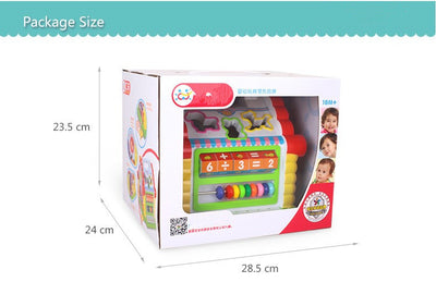 Mesa de Juegos Interactiva Infantil con Bloques y Puzzles - Image 9
