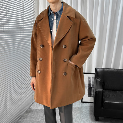 Abrigo de Lana Estilo Británico Hasta la Rodilla - Image 11