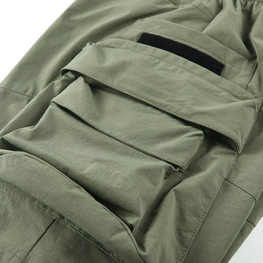 Pantalones Casuales Holgados con Múltiples Bolsillos para Hombre - Image 2