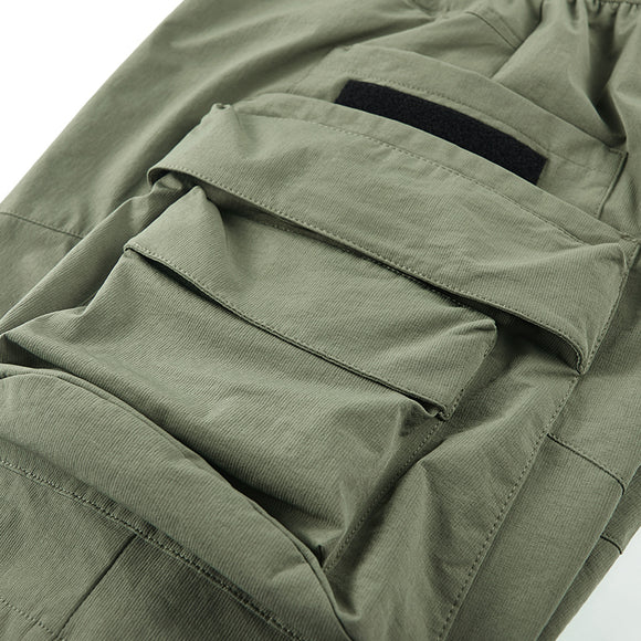 Calça Cargo Masculina Folgada com Vários Bolsos