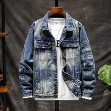 Chaqueta Camisa Denim Retro Americana Estilo Clásico - Image 16