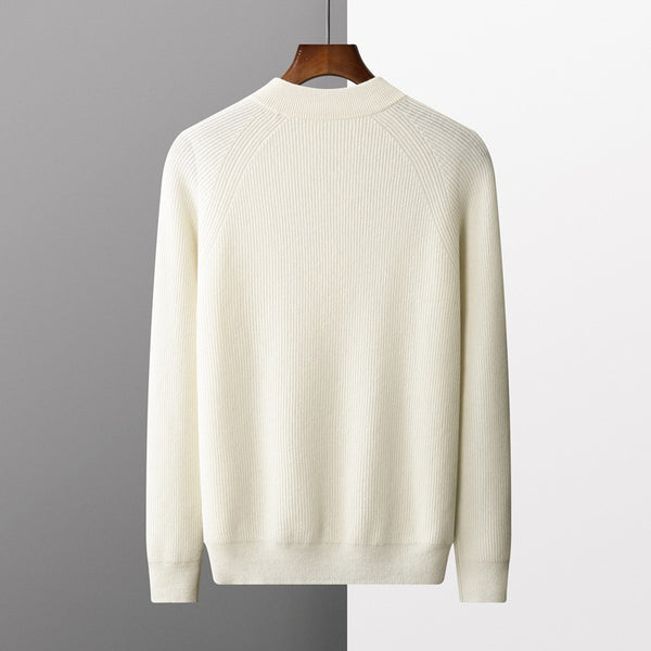Cardigan Oversized de Lana Tejido Suelto - Suéter Casual Elegante