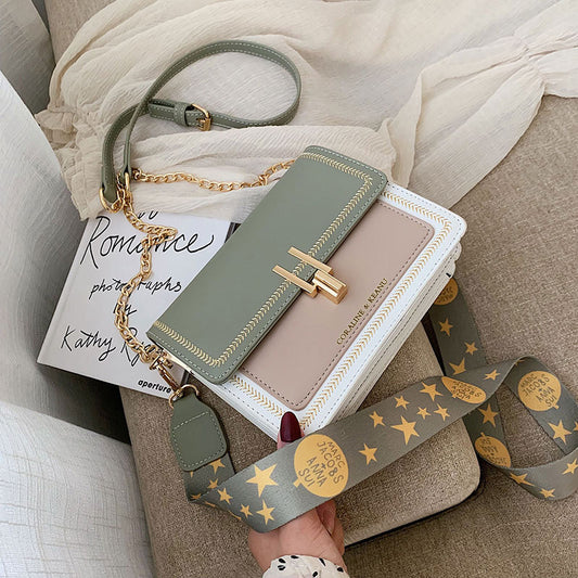 Bolsa Crossbody de Tiras Anchas para Mujer - Estilo Influencer