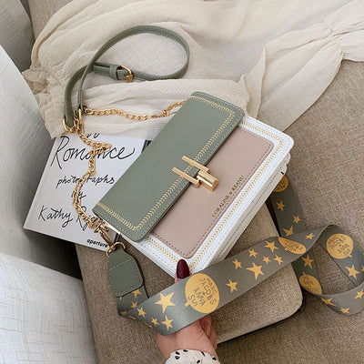 Bolsa Crossbody de Tiras Anchas para Mujer - Estilo Influencer